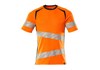 T-Shirt, moderne Passform hi-vis orange/schwarzblau M ONE